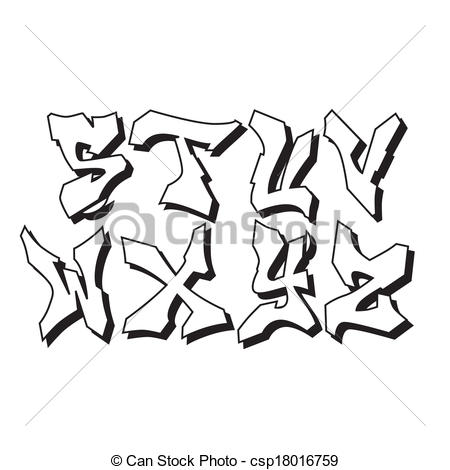 Graffiti Alphabet Fonts