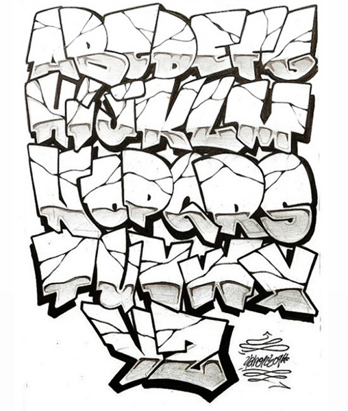 Graffiti Letters Styles Fonts