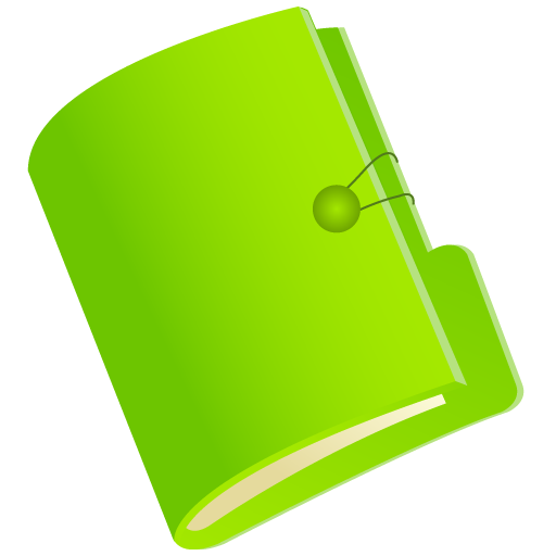 Green Document Folder Icon