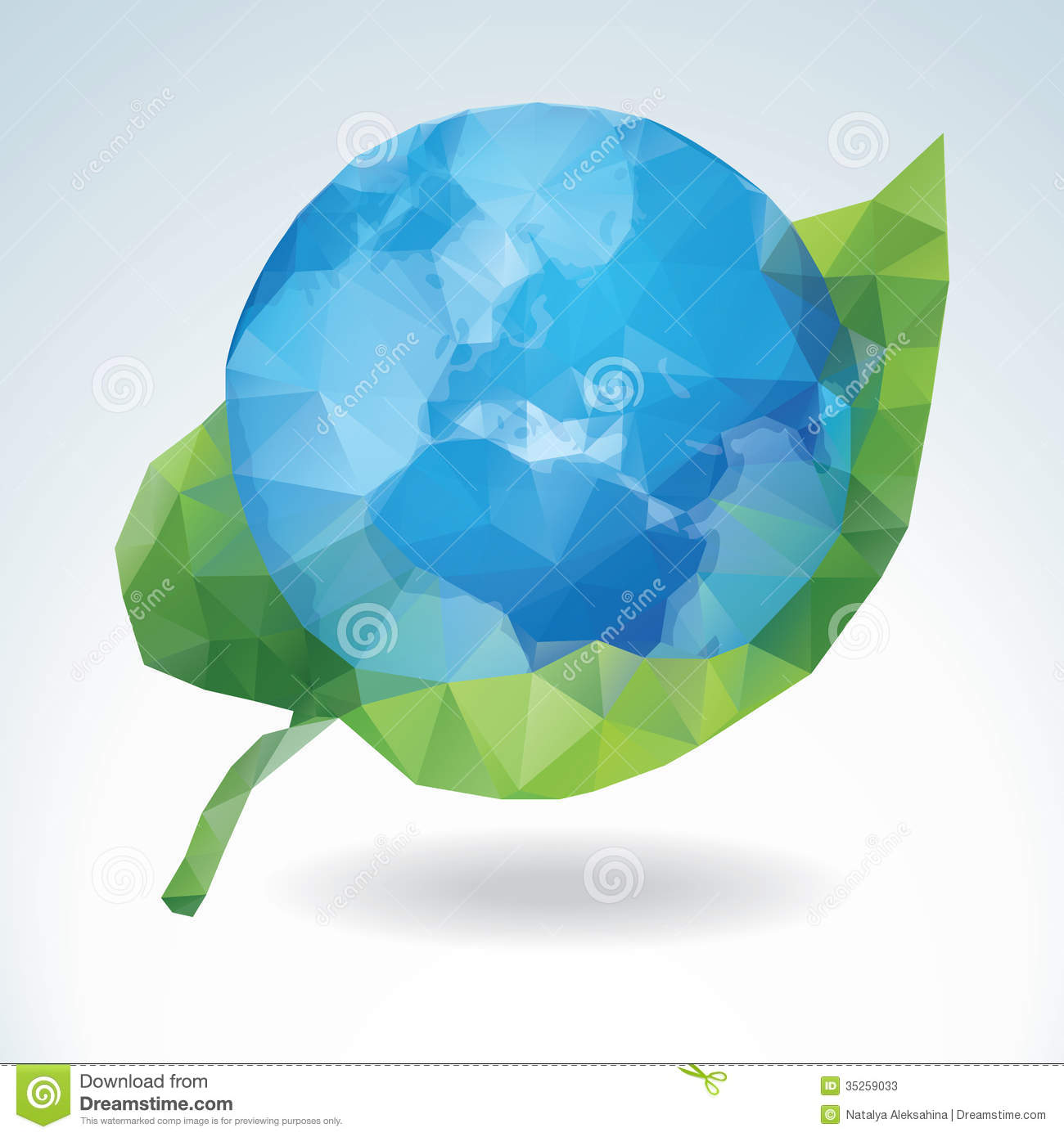 Green Leaf Vector Art