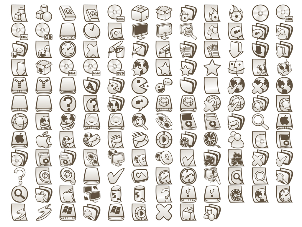 Hand Drawn Computer Icon
