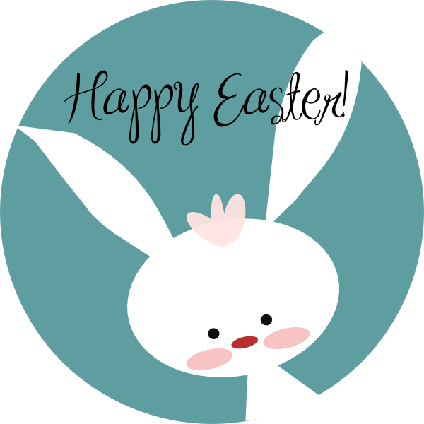 Happy Easter Bunny Clip Art