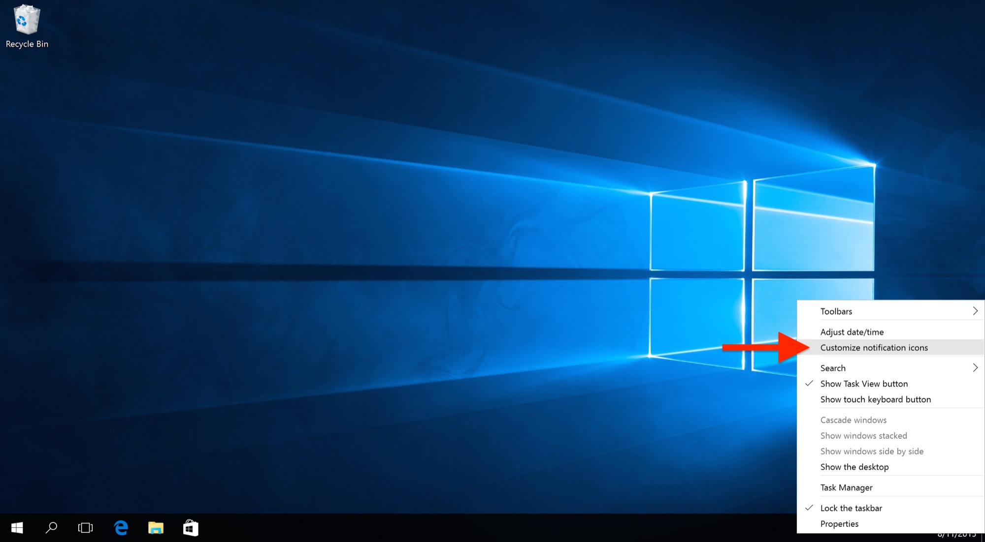 Icon Notification Windows 1.0