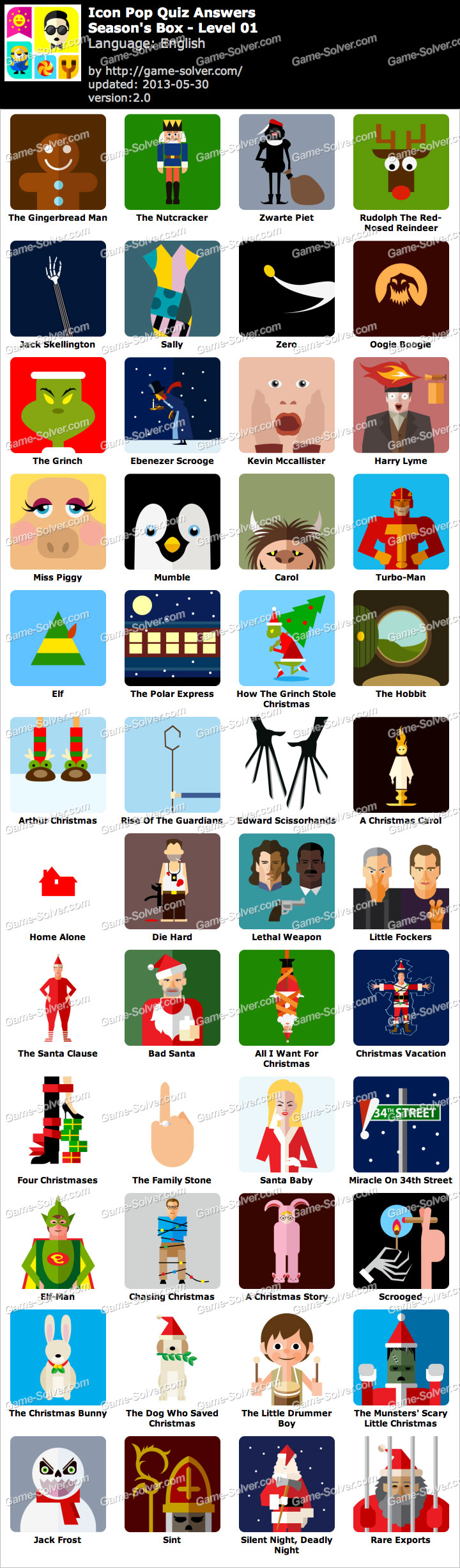 Icon Pop Quiz Season Box Answers Icon Pop Quiz Season Box Answers