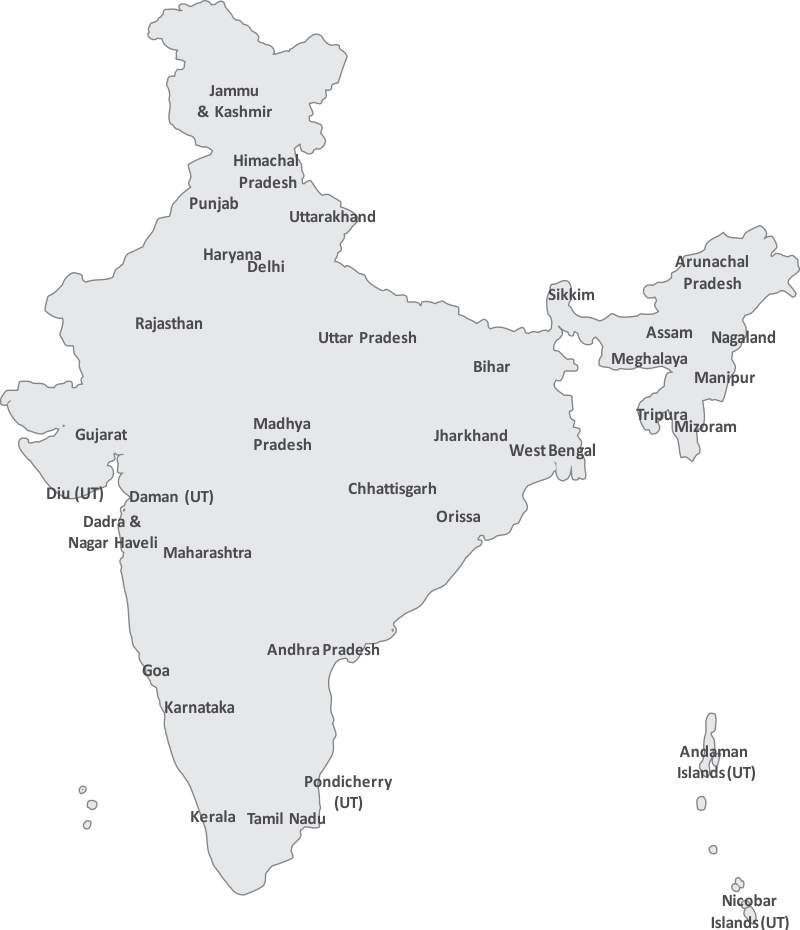 India Map Vector Free