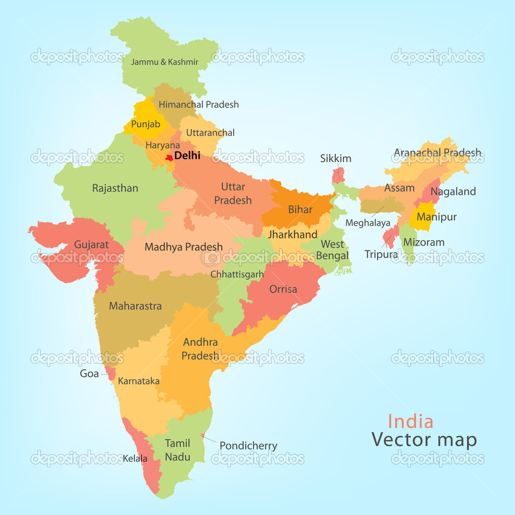 India Map with States