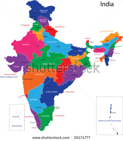 India Map with States