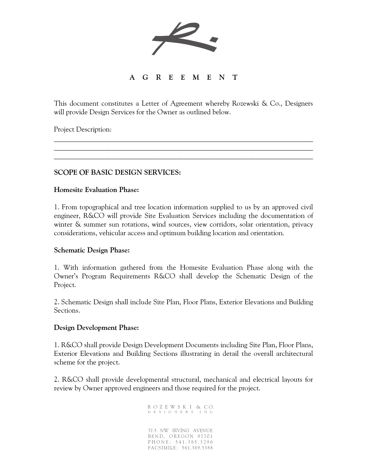 fashion design contract template