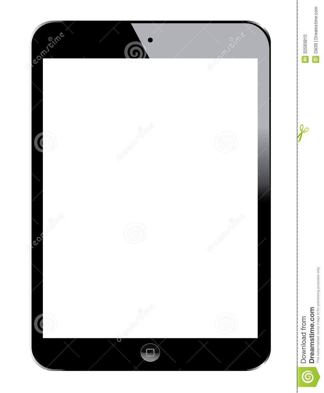 iPad Vector Illustration