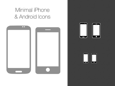 iPhone Icons Vector Free