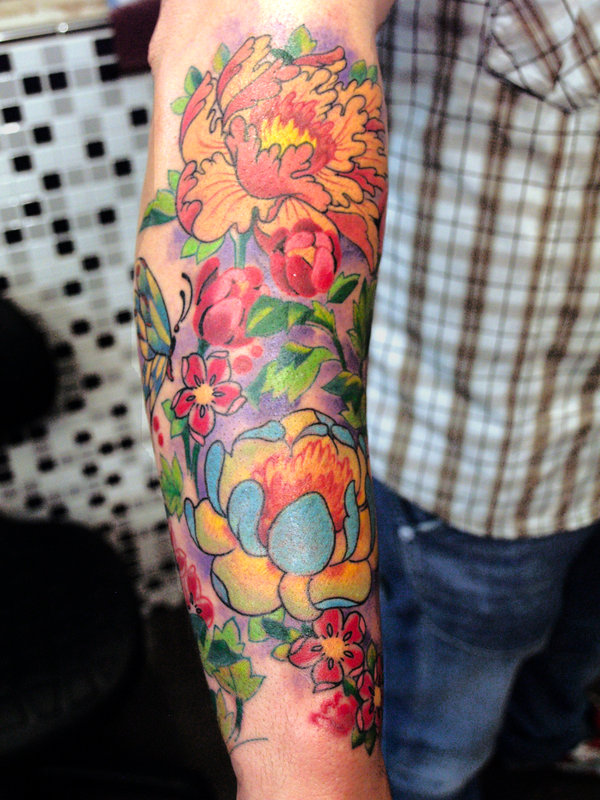 Japanese Flower Tattoos