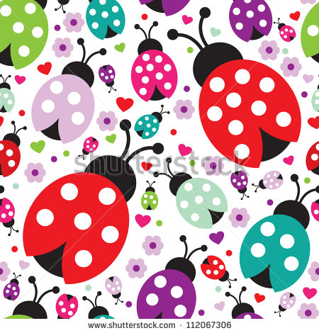 Ladybug Polka Dot Pattern
