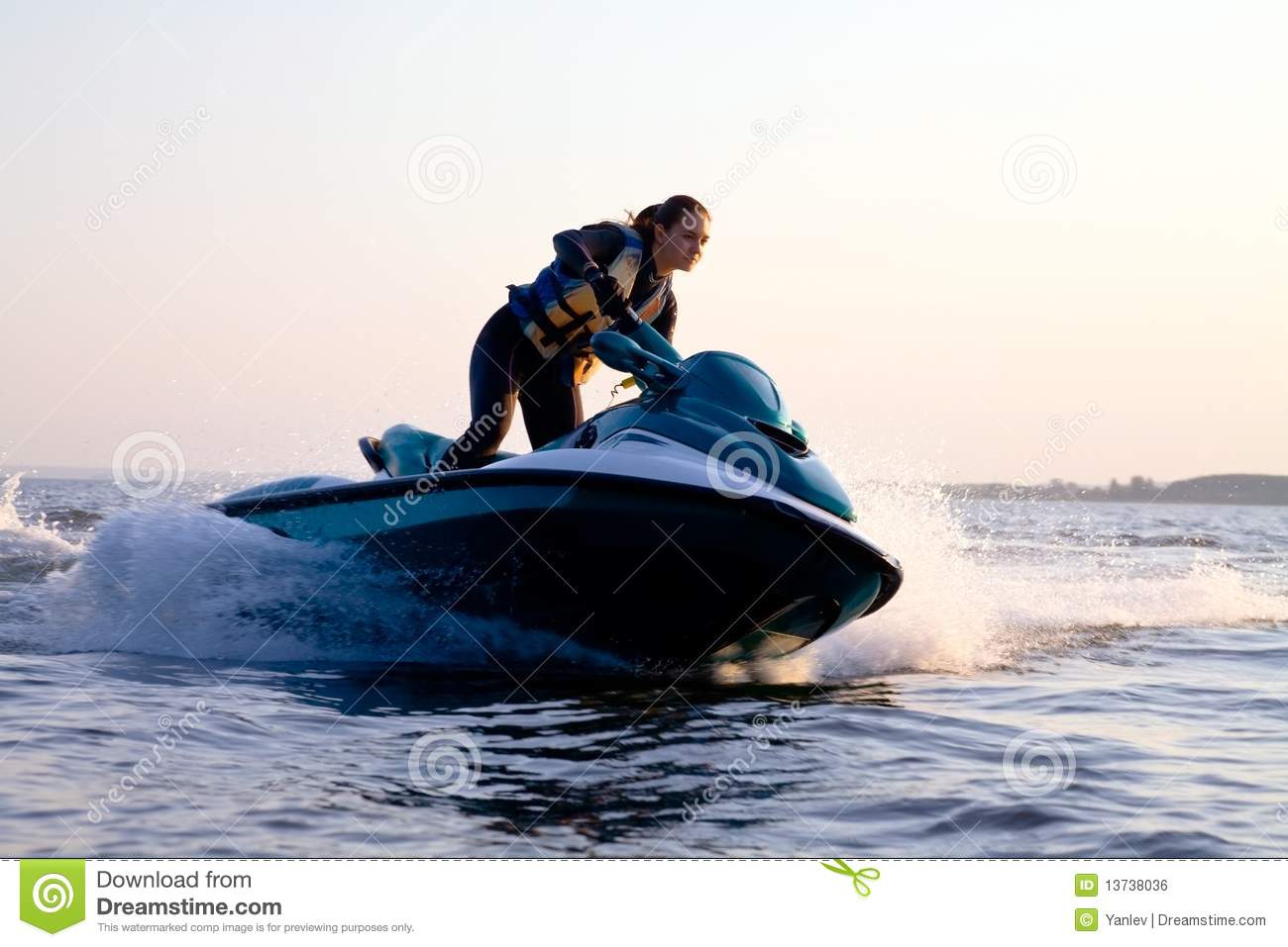 7 PSD Girls On Jet Ski Images
