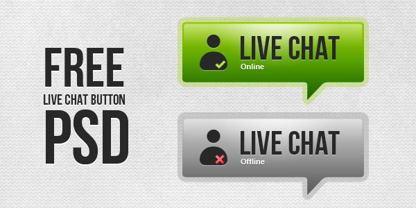 11 Live Chat Button Icons Images