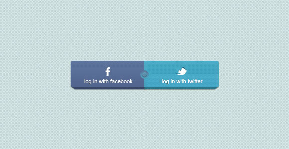 Log In Facebook Twitter Buttons