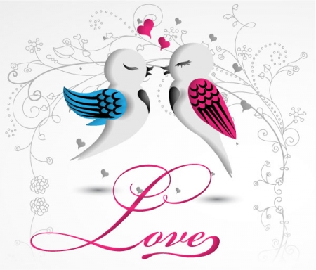 Love Birds Clip Art