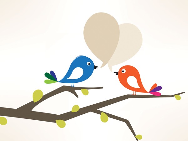 Love Birds Vector Free