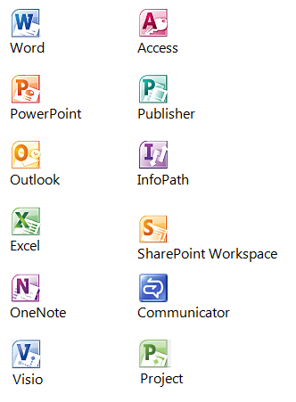 Microsoft Office 2010 Icons