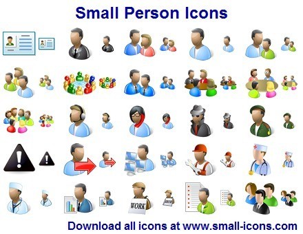 16 Small People Icon Images