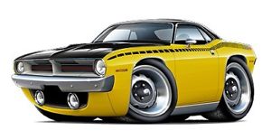 10 Muscle Car Cartoon Icons Images