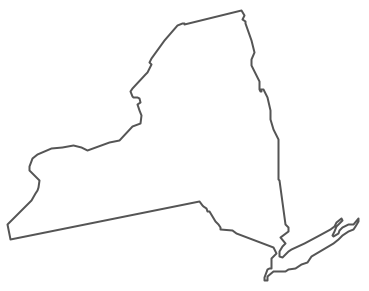 New York State Map Drawing