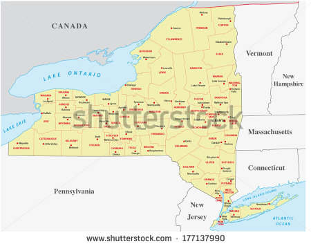 New York State Map