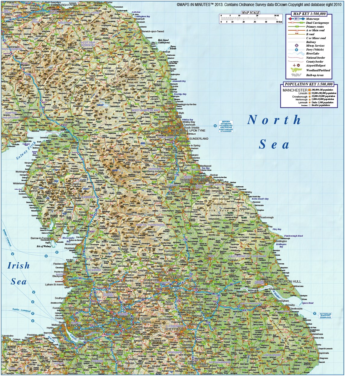 North England Map