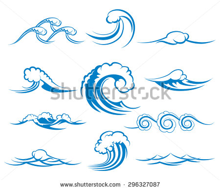 Ocean Wave Vector Illustration