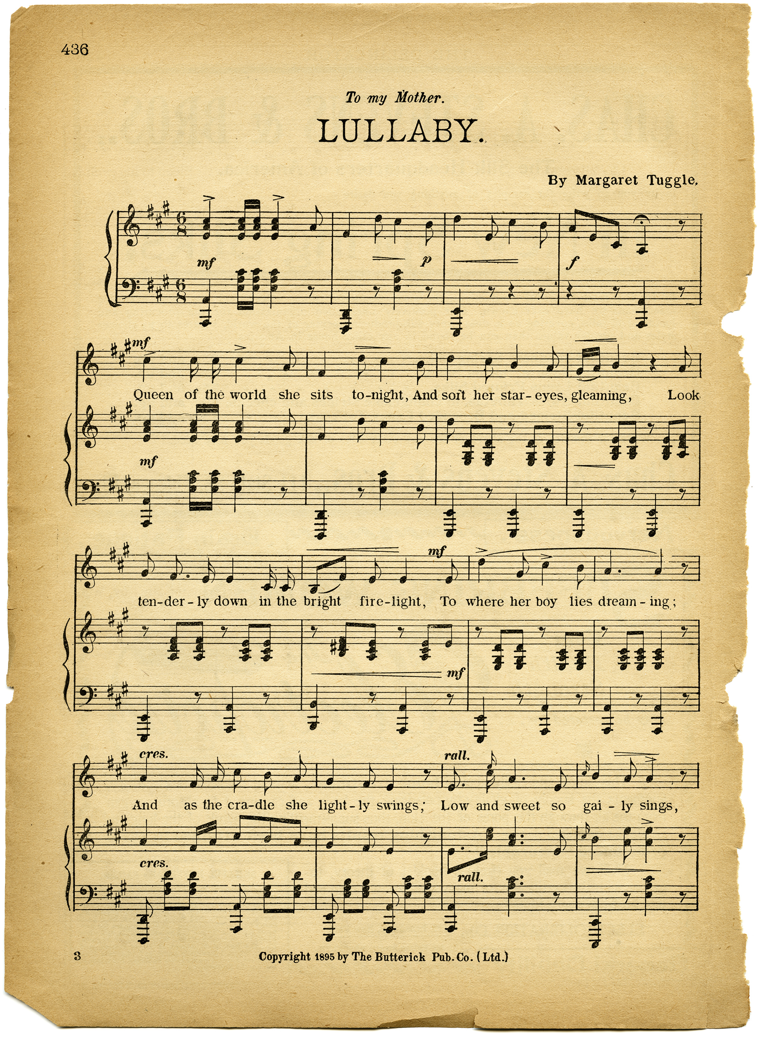 Old Sheet Music Free