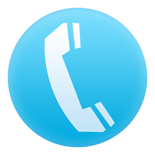 Phone Call Icon Blue Phone Call Icon Blue