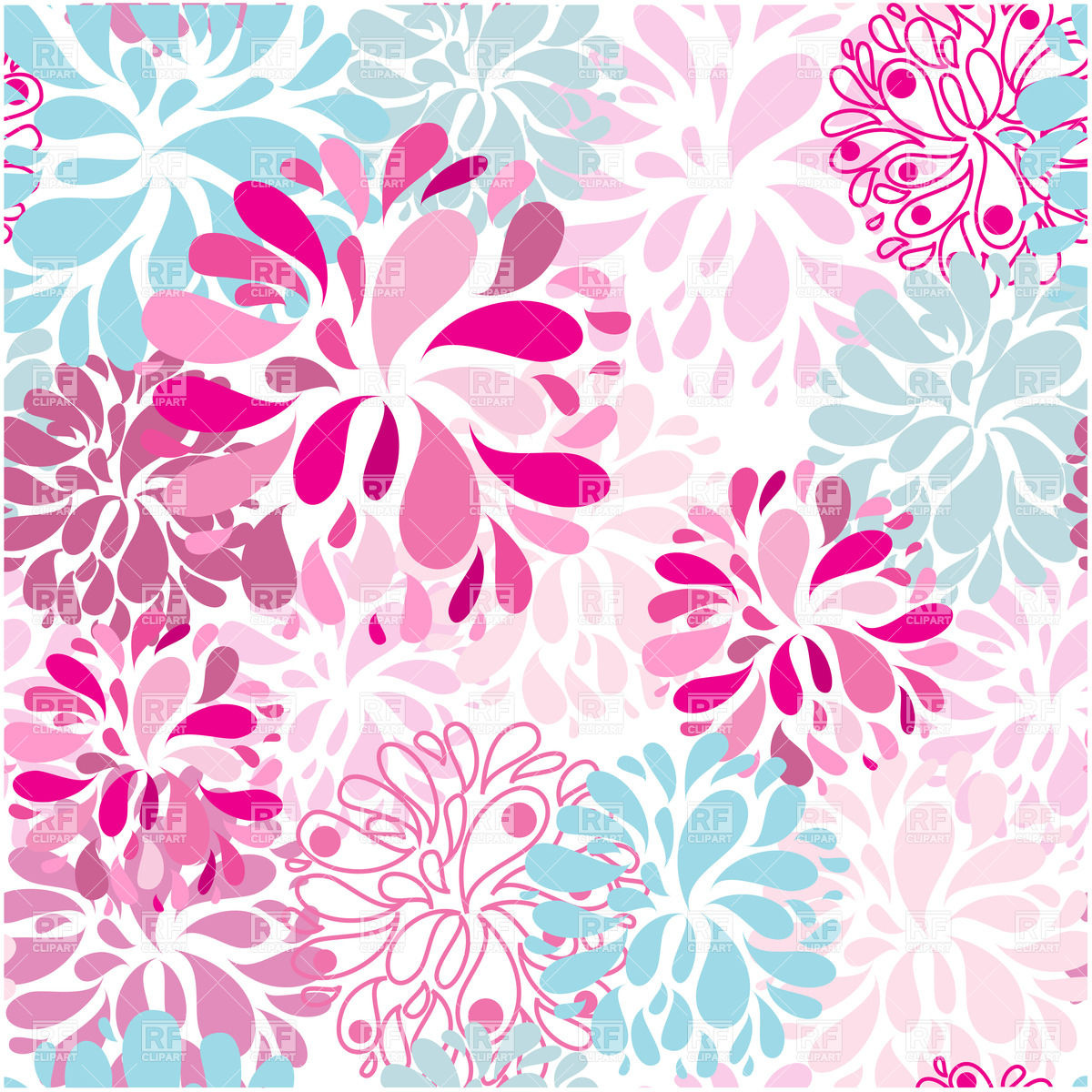 Pink Floral Background Clip Art Free
