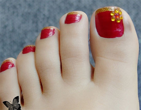 Pretty Toe Nail Designs