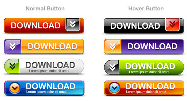 PSD Buttons Free Download