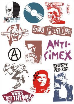 Punk Rock Band Stickers Punk Rock Band Stickers