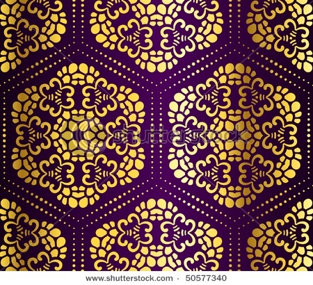 Purple and Gold Patterns