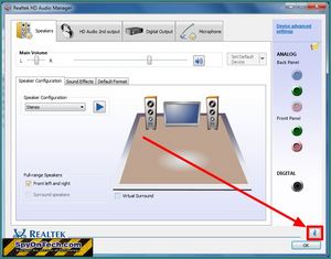 Realtek Audio Manager Icon