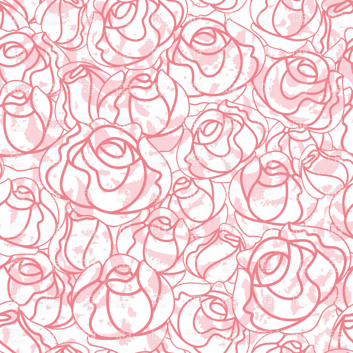 Seamless Rose Pattern