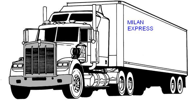 Semi Truck Clip Art