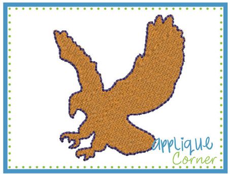 Soaring Eagle Embroidery Design