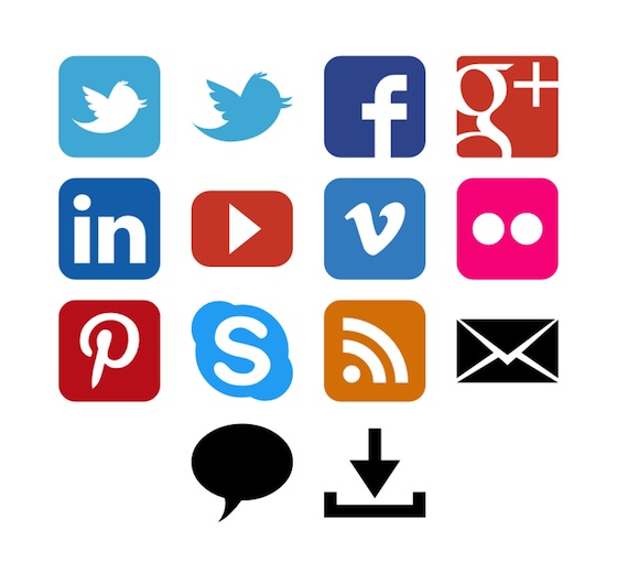 Social Media Icon Font