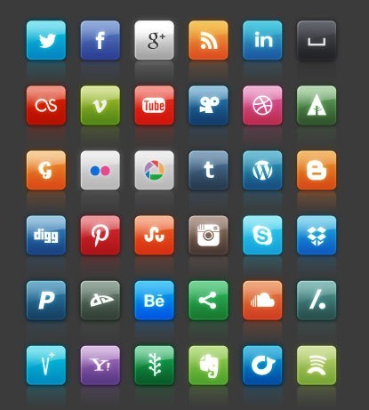 Social Media Icons Pinterest Facebook Twitter Social Media Icons Pinterest Facebook Twitter