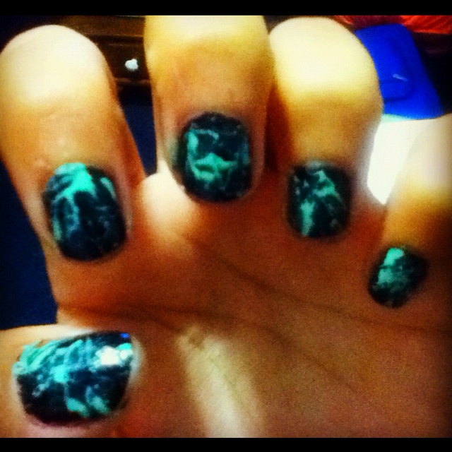 Splatter Nail Design