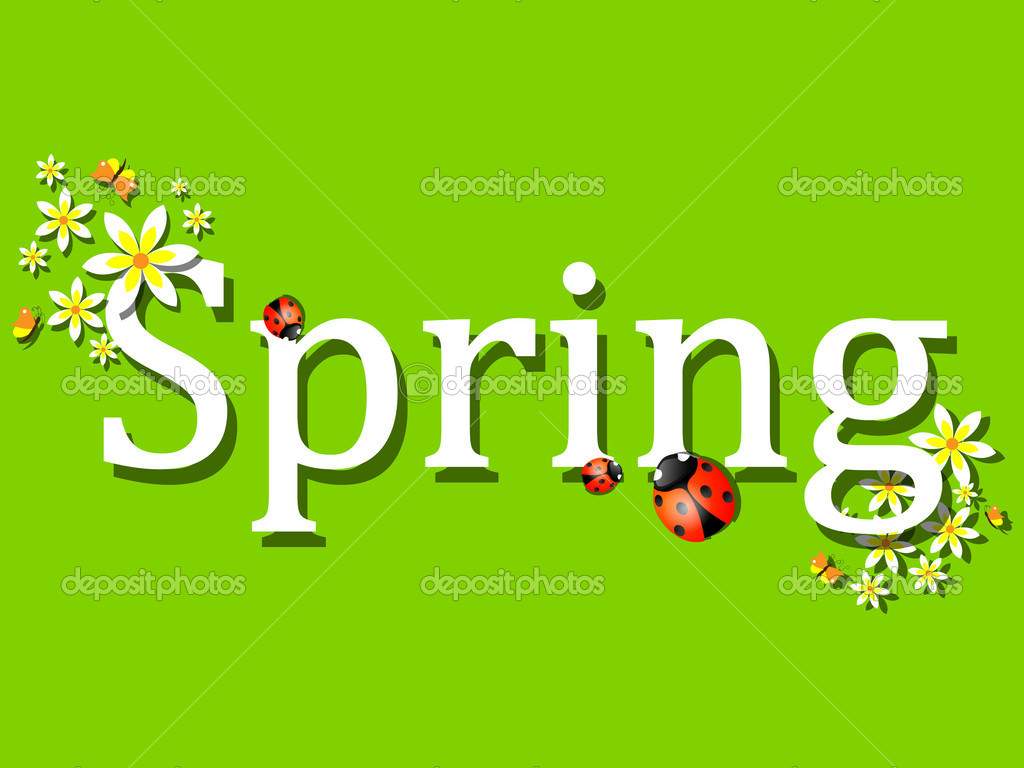 Spring Lady Bug Clip Art