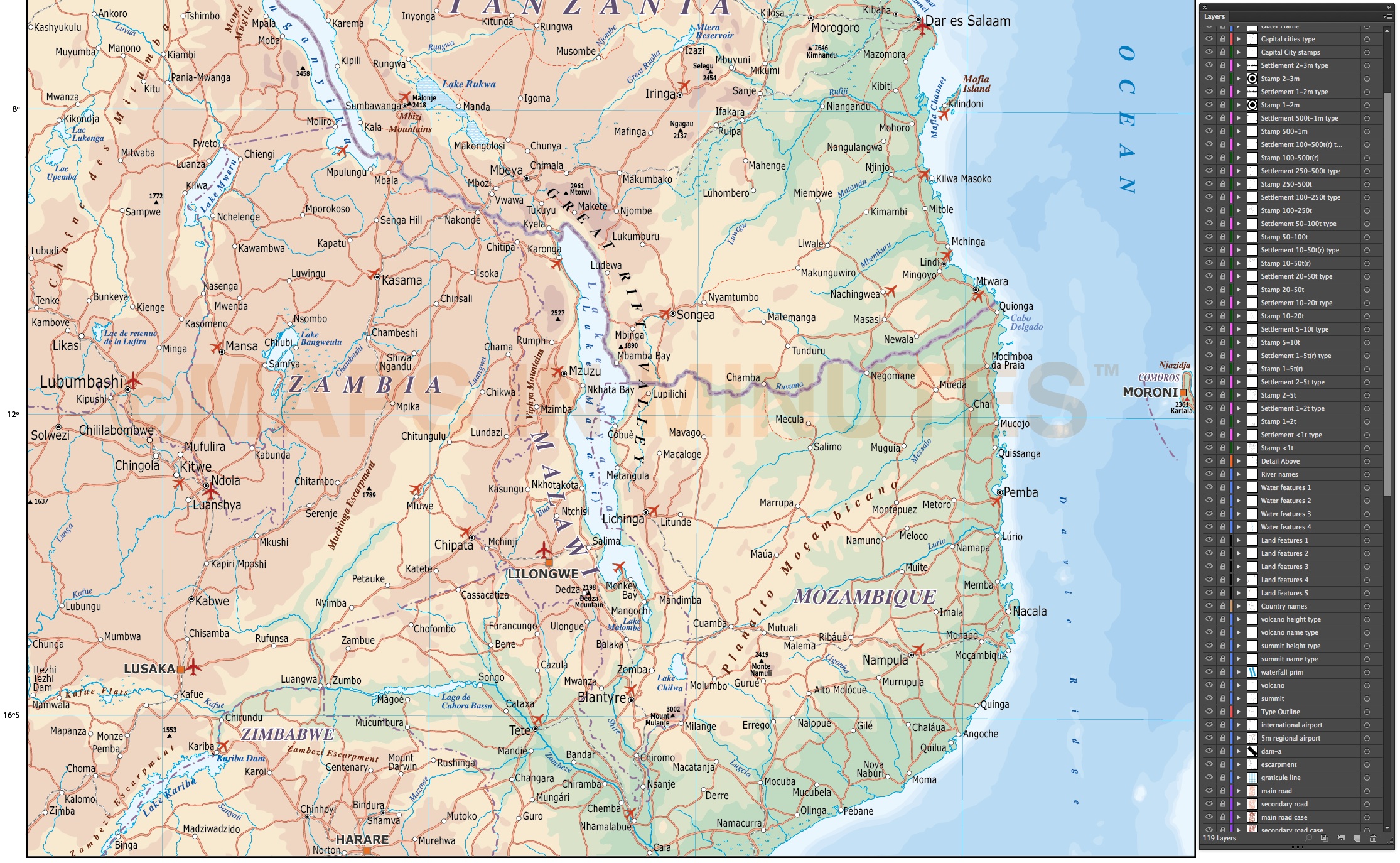 Tanzania Road Map