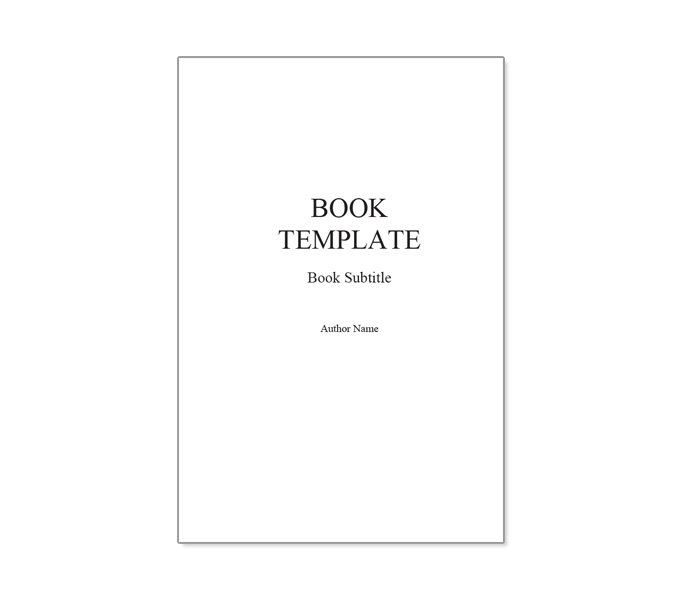 Title Page Template Microsoft Word Title Page Template Microsoft Word