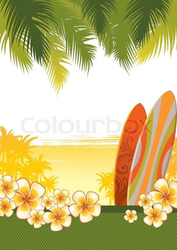 Tropical Flower Illustration