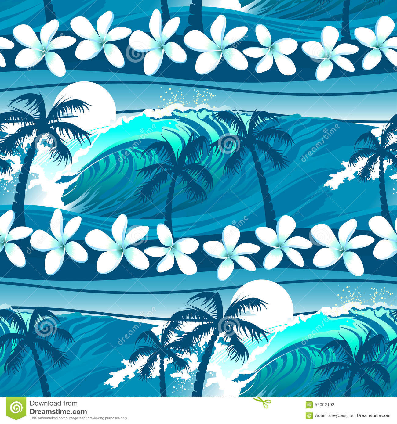 Tropical Palm Tree Patterns