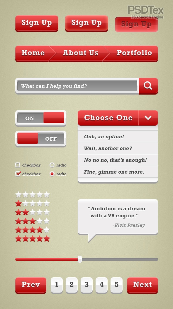 UI Elements Designs UI Elements Designs