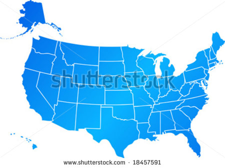 United States Map Clip Art