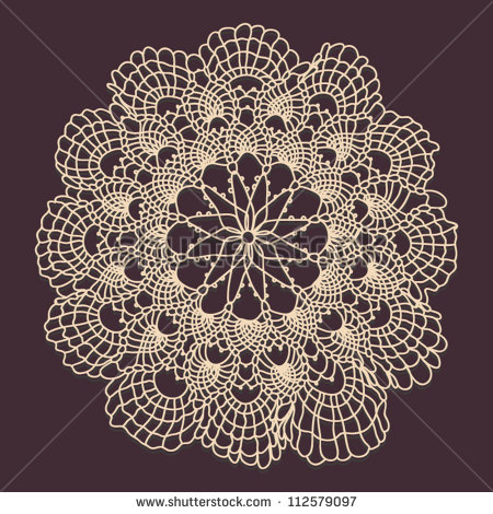 Vector Art Vintage Lace Doilies